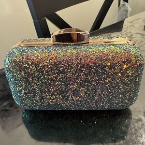 Steve Madden Glitter Clutch